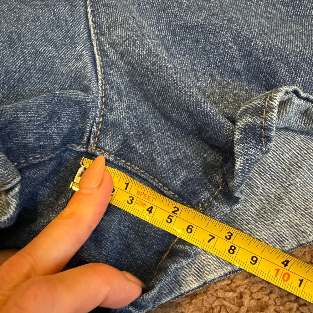 SHEIN Denim Romper Sleeveless Size L 8 10 - Picture 6 of 11